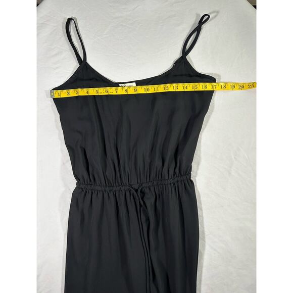 Show Me Your Mumu Jumpsuit Womens Size Medium Black Cropped Spaghetti Strap - Picture 7 of 10